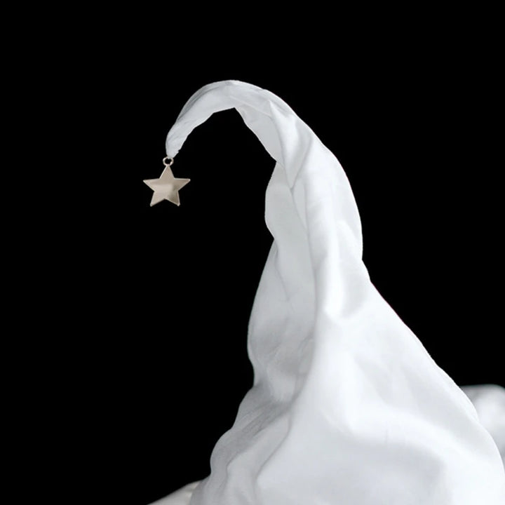 White Witch Hat for Halloween Wide Brim Party Top Hat Women Gothic-Witchcap Cosplay Costume Night Club Female Drop Shipping